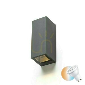 Venkovní nástěnné svítidlo Desmond Ii nástěnné svítidlo Antracit 230 V Gu10 2x35 W Ip44 small 0
