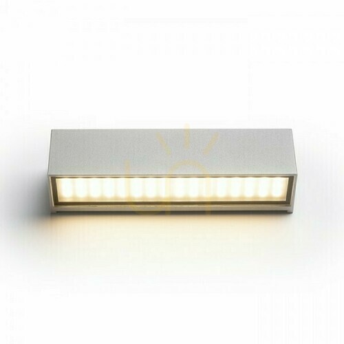 Kontrola Venkovní nástěnné svítidlo Camargue Silver Grey Satin Glass 230 V Led 6 W Ip65 3000 K