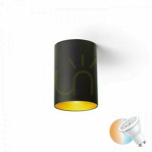 Connor stropní svítidlo černé/zlaté 230 V Led Gu10 10 W. small 0