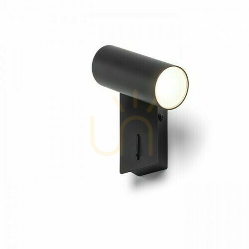 Kontrola Nástěnné svítidlo Tapio I Sq Black 230 V Led 4,5 W 3000 K