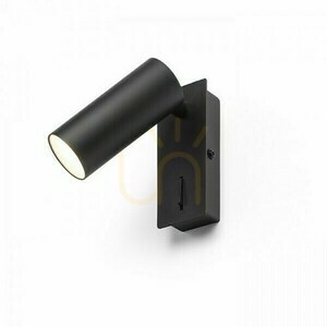 Nástěnné svítidlo Tapio I Sq Black 230 V Led 4,5 W 3000 K small 0