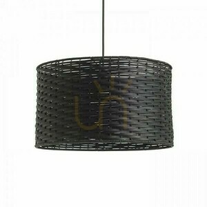 Fiatlux 41/24 Černá bambusová závěsná lampa 230 V E27 15 W. small 1