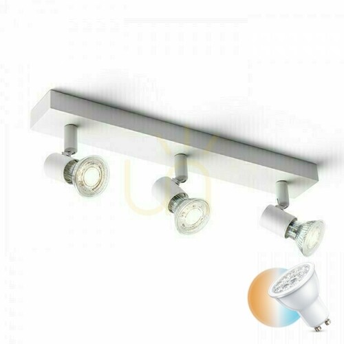 Kontrola Nástěnné svítidlo Trica Iii nástěnné svítidlo bílé 230 V Gu10 3x25 W.