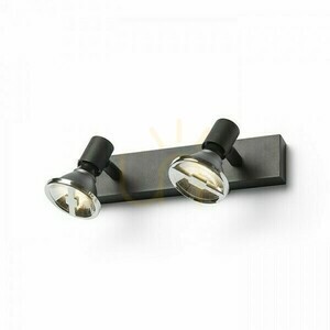 Nástěnné svítidlo Trica Ii Black 230 V Gu10 2x25 W. small 5