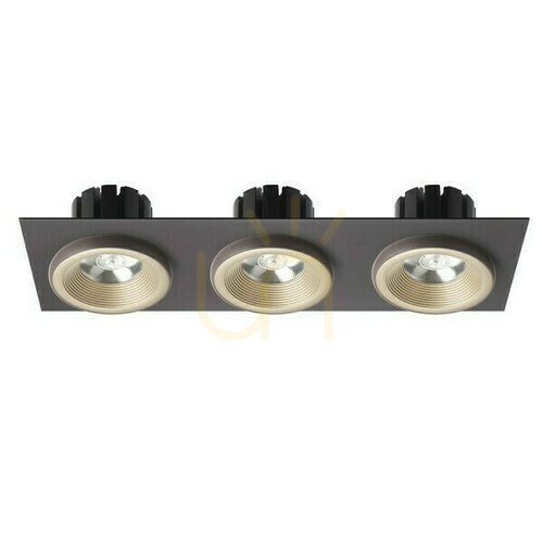 Kontrola Sharm Sq Iii Pearl Gold/Bronze Zapuštěné svítidlo 230 V Led 3x10 W 24° 3000 K