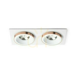Sharm Sq Ii Zapuštěné svítidlo White Copper 230 V Led 2x10 W 24° 3000 K small 0