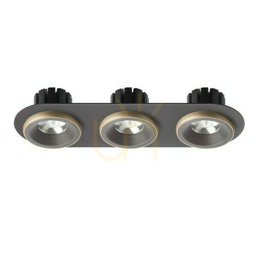 Kontrola Sharm R Iii Zapuštěné svítidlo Bronze/Pearl Gold 230 V Led 3x10 W 24° 3000 K