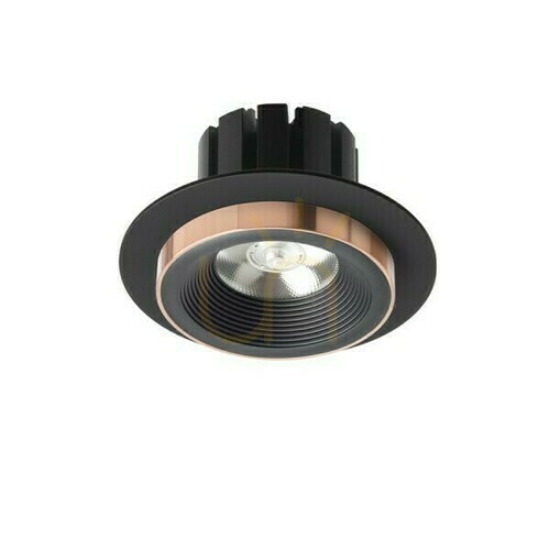 Kontrola Vestavné svítidlo Rendl SHARM R I černé/černé měděné LED 10 W 3000 K R13239