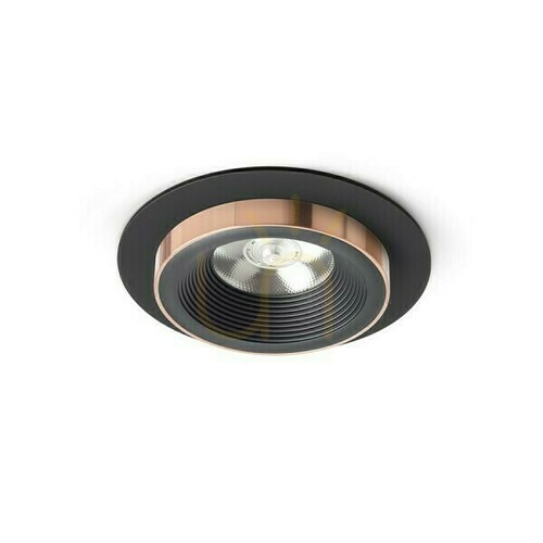 Kontrola Vestavné svítidlo Rendl SHARM R I černé/černé měděné LED 10 W 3000 K R13239