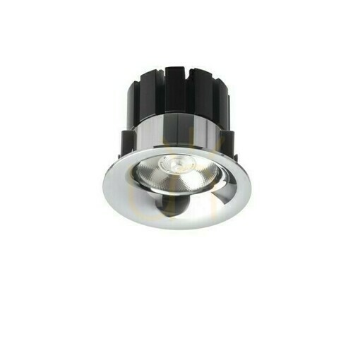 Kontrola Sharm Base Zapuštěné svítidlo Chrome 230 V Led 10 W 24° 3000 K