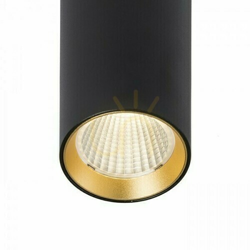 Kontrola Mavro Dimm Black/Gold Závěsné svítidlo 230 V Led 12 W 38° 3000 K