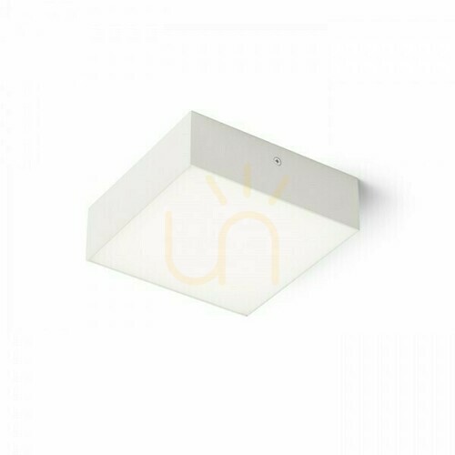 Kontrola Larisa Sq 17 Dimm Stropní plafon bílý 230 V Led 15 W 3000 K.