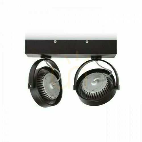 Kontrola Nástěnná lampa Kelly Led Ii Dimm nástěnná lampa černá 230 V 2x12 W 24° 3000 K