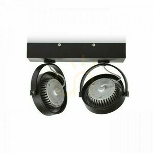 Nástěnná lampa Kelly Led Ii Dimm nástěnná lampa černá 230 V 2x12 W 24° 3000 K small 2