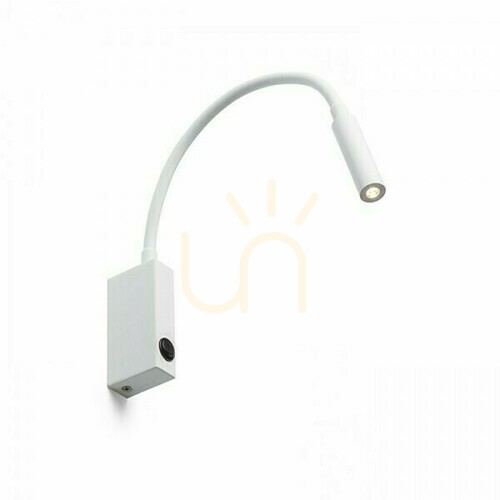 Kontrola Nástěnné svítidlo Eke White 230 V Led 3 W 60° 3000 K