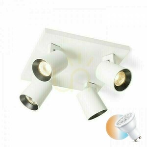 Přisazené stropní svítidlo Rendl KENNY IV bílé/černé 4 x GU10 4 x 8 W small 0