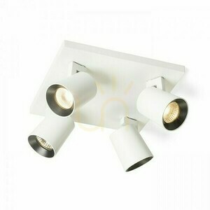 Přisazené stropní svítidlo Rendl KENNY IV bílé/černé 4 x GU10 4 x 8 W small 5