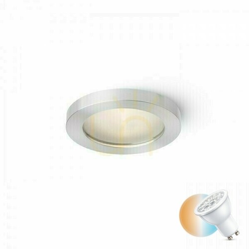 Kontrola Svítidlo Majestic Brushed Aluminum Recessed Luminaire 230 V Gu10 35 W Ip44