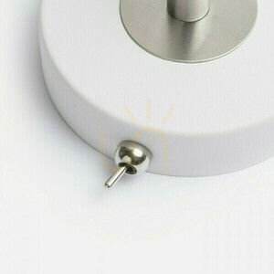 Nástěnné svítidlo KAYA bílé / matný nikl, E27 15 W - Rendl small 1