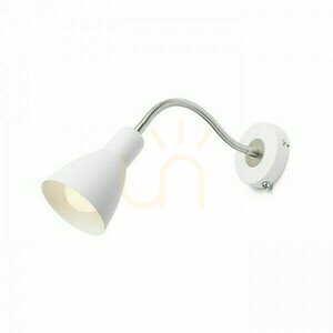 Nástěnné svítidlo KAYA bílé / matný nikl, E27 15 W - Rendl small 0