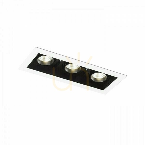 Kontrola Zápustné svítidlo Rendl BONDY III bílé LED 3 × 7 W 3000 K R12858 Zápustné svítidlo Rendl BONDY III bílé LED 3 × 7 W 3000 K R12858