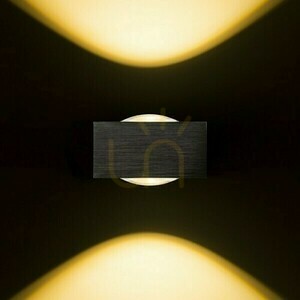 Venkovní nástěnné svítidlo Korso Ii Black Anodized 230 V Led 2x3 W 120° Ip54 3000 K small 2