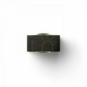 Venkovní nástěnné svítidlo Korso Ii Black Anodized 230 V Led 2x3 W 120° Ip54 3000 K small 3