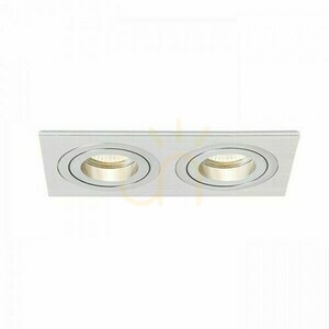 Svítidlo Pasadena Gu10 Sq Ii pro zapuštěné osvětlení z broušeného hliníku 230 V 2x50 W. 3 Svítidlo Pasadena Gu10 Sq Ii pro zapuštěné osvětlení z broušeného hliníku 230 V 2x50 W. small 3