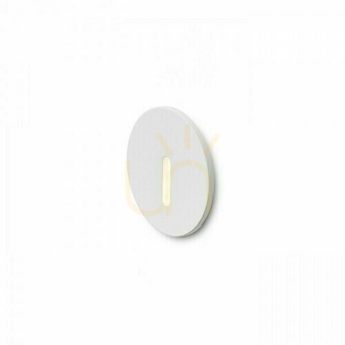 Kontrola Zápustné nástěnné svítidlo Iria R bílé 230 V LED 3 W 10° 3000 K