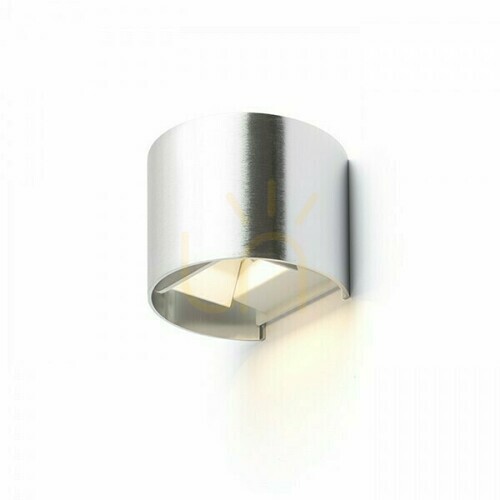 Kontrola Tito R venkovní nástěnná lampa Brushed Aluminum 230 V Led 6 W Ip54 3000 K