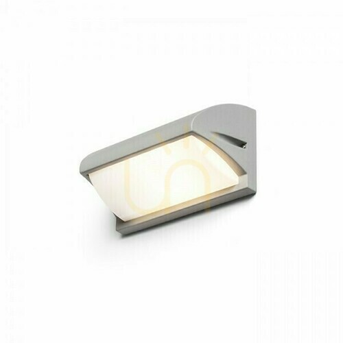 Kontrola Venkovní nástěnné svítidlo Mora Silver Grey 230 V E27 18 W Ip54