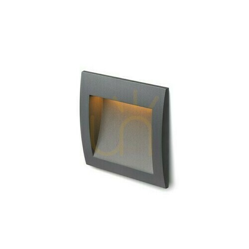 Kontrola Gordiq M Anthracite 230 V Led 3 W venkovní vestavné svítidlo Ip65 3000 K