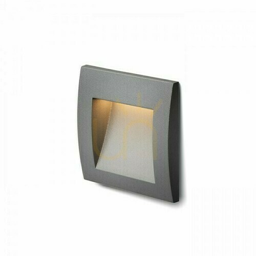 Kontrola Gordiq S Anthracite venkovní vestavné svítidlo 230 V Led 1,5 W Ip65 3000 K