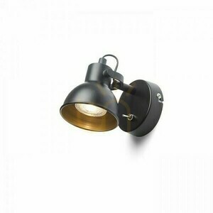 Rosita I nástěnné svítidlo černá/zlatá 230 V Led Gu10 9 W. small 4