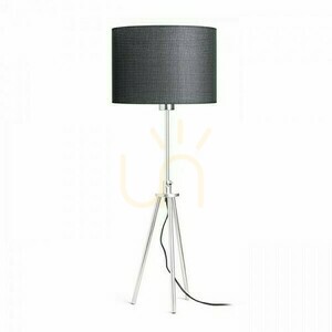 Stolní lampa Gardette černá / hliník 230 V E27 max. 15 W small 2