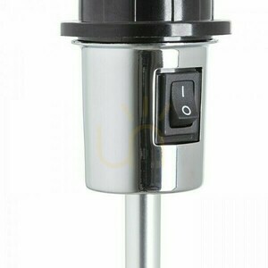 Stolní lampa Gardette černá / hliník 230 V E27 max. 15 W small 3