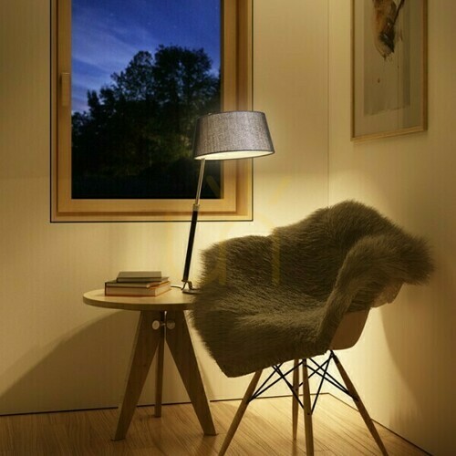 Kontrola Stolní lampa Ritzy Black Chrome 230 V E27 42 W.