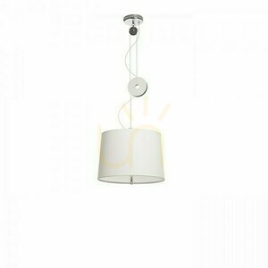Závěsné svítidlo Levita nastavitelné bílé chromové 230 V E27 42 W. small 2