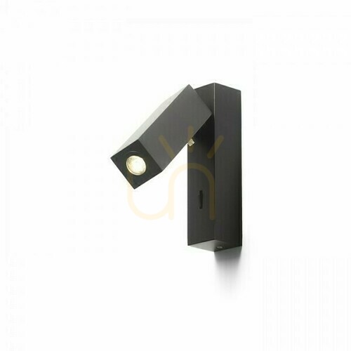 Kontrola Nástěnné svítidlo Fado I nástěnné svítidlo černé 230 V Led 3 W 45° 4000 K