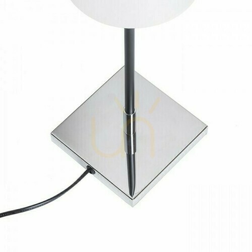 Kontrola Stolní lampa Rendl Lulu bílá/černá chrom E27 8 W R12464