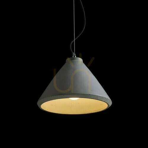 Kontrola Radikální betonová závěsná lampa 230 V E27 28 W.