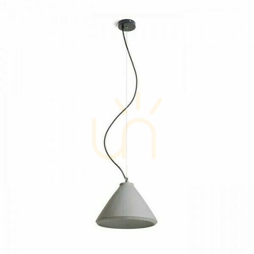 Kontrola Radikální betonová závěsná lampa 230 V E27 28 W.