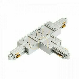 Sběrnice osvětlení 1 F T Spínač pravý stříbrný šedý 230 V small 1