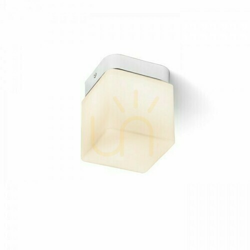 Kontrola Esica Sq Koupelnové stropní svítidlo Chrome 230 V Led 6 W Ip44 3000 K