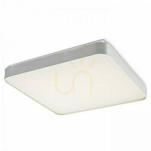 Kontrola Mensa Sq 80 Stropní plafon z kartáčovaného hliníku 230 V Led 138 W 3000 K