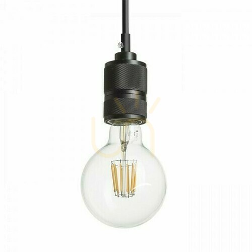 Kontrola Cindy Vi závěsná lampa černá 230 V E27 6x42 W.