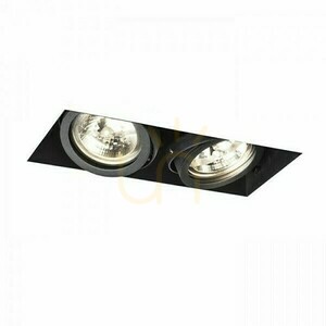 Electra Ii Zapuštěné svítidlo černé 12 V G53 2x50 W. small 0