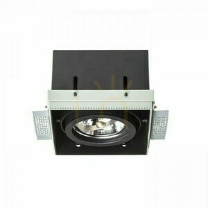 Electra I Black 12 V G53 50 W vestavné svítidlo. small 3