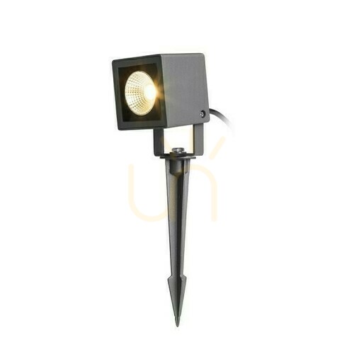 Kontrola Bora Venkovní reflektor na klínu antracit 230 V Led 6 W 50° Ip54 3000 K