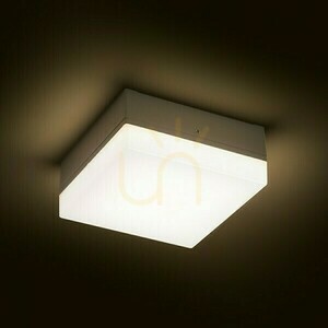 Plafonds Venkovní brýle s povrchovou montáží stříbrná šedá 230 V Led 5 W Ip54 3000 K small 1